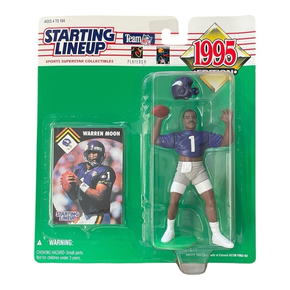 Warren‎ Moon Starting Lineup 1995 Edition Figure Minnesota Vikings